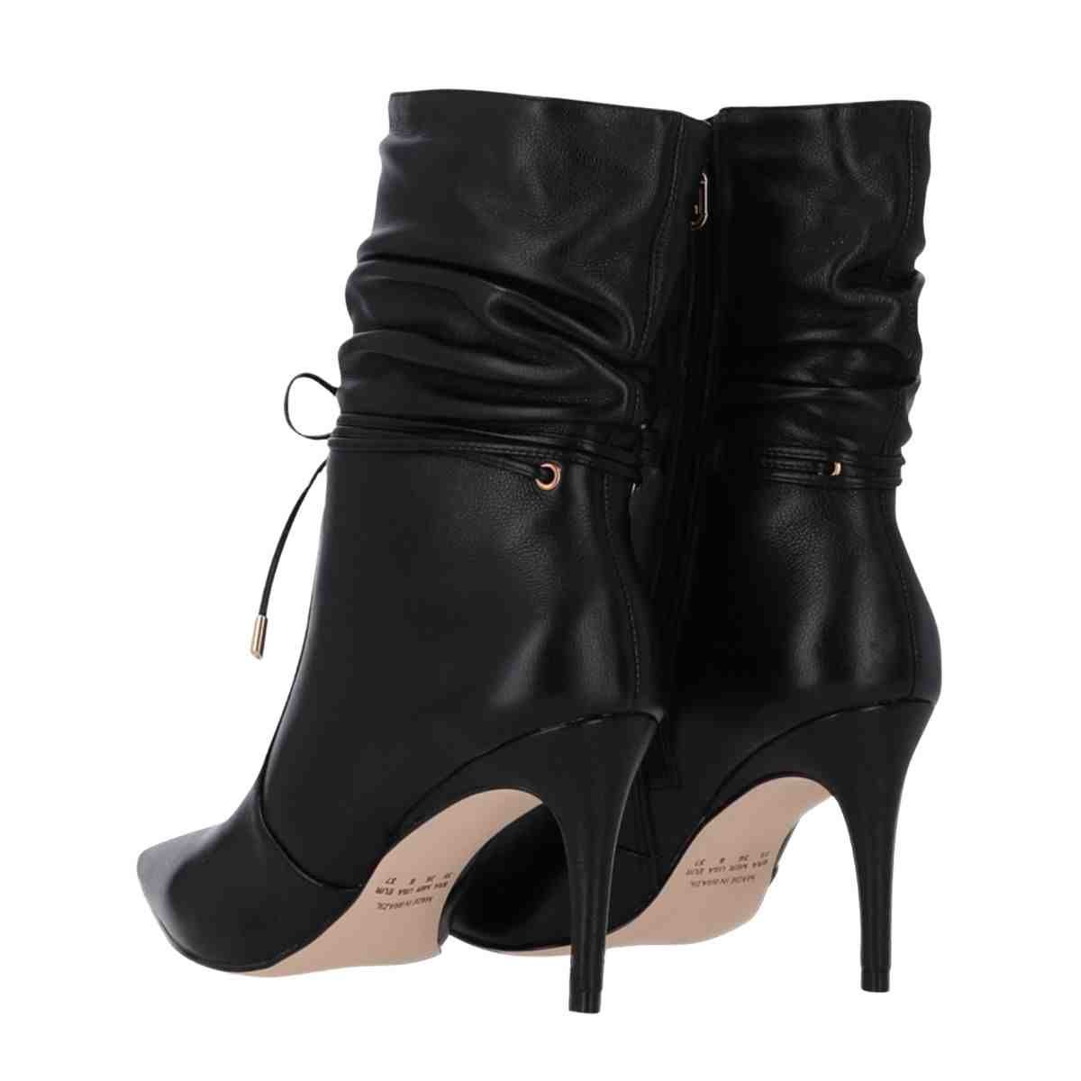 Bota Cano Médio Feminino Luz Da Lua Preto Preto 4