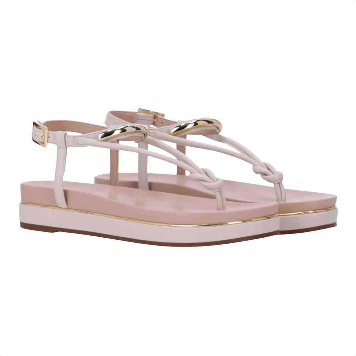 Sandalia Papete Feminino Luz Da Lua Panna Branco 2