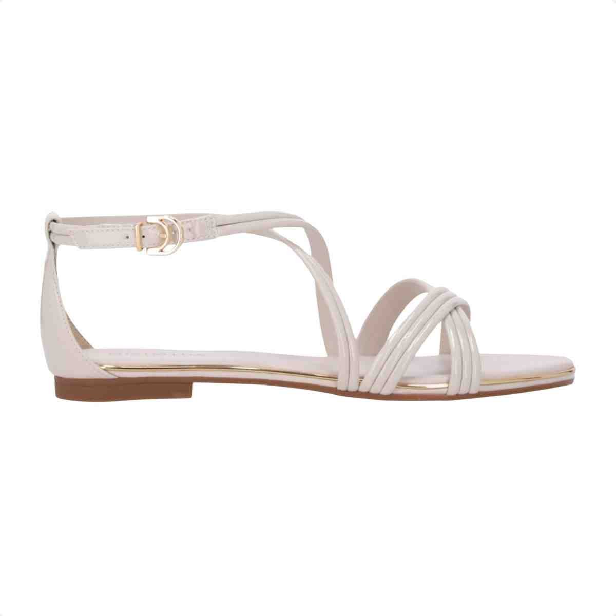 Sandalia Rasteira Feminina Luz Da Lua Verona Panna