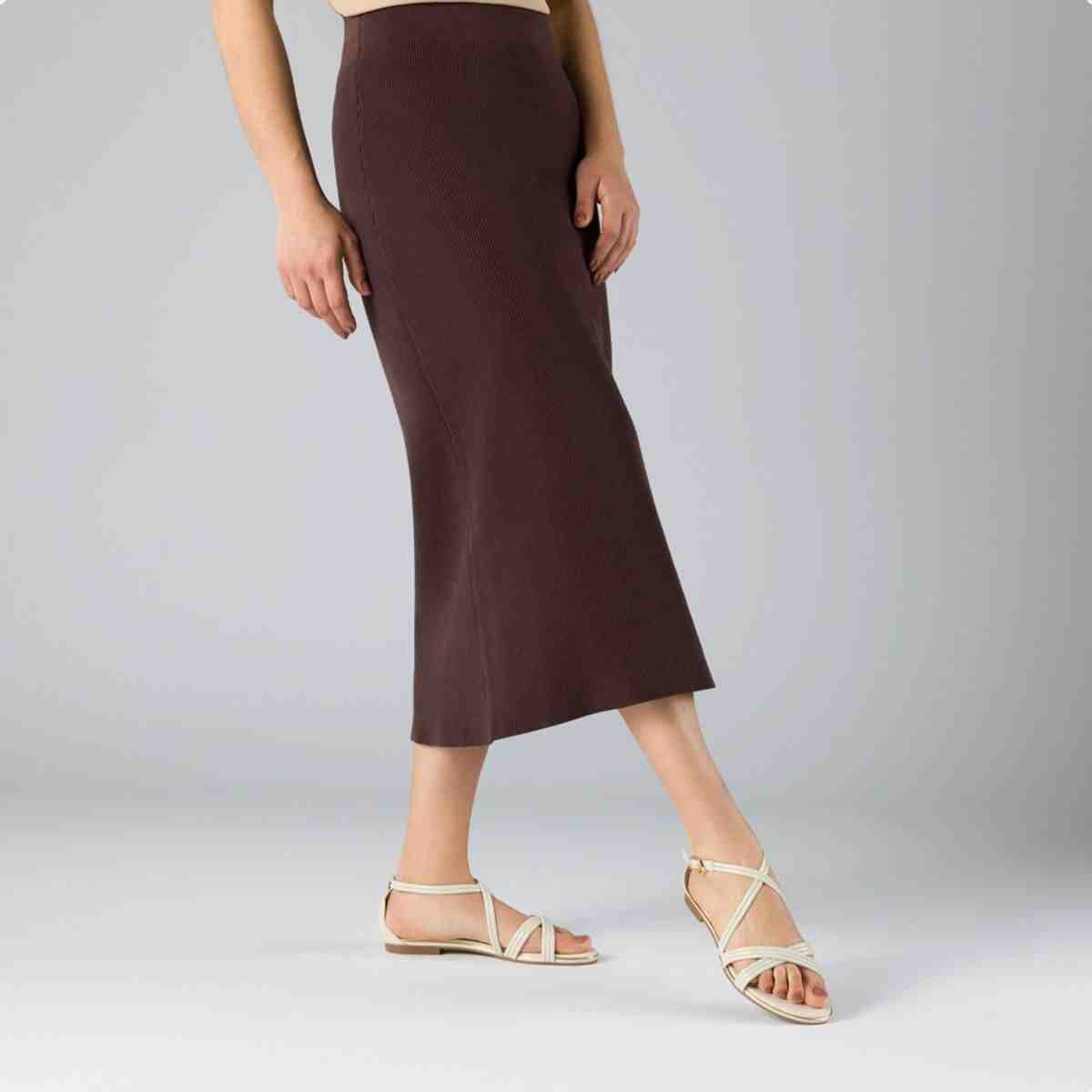 Sandalia Rasteira Feminina Luz Da Lua Verona Panna Branco 2