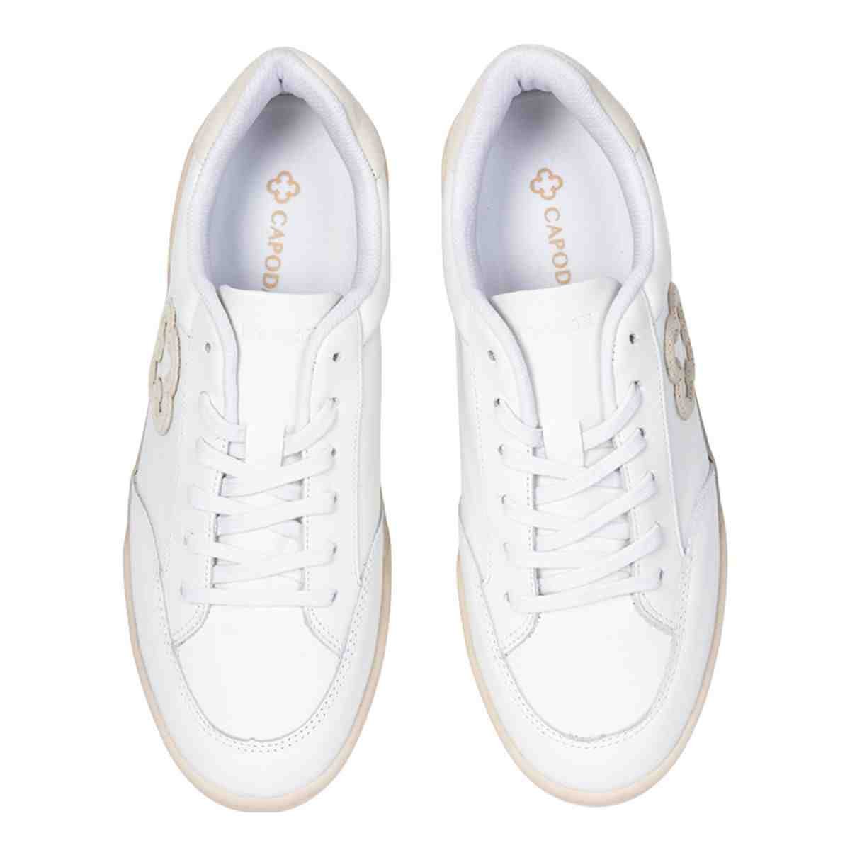 Tênis Casual Feminino Capodarte  Branco Branco 5