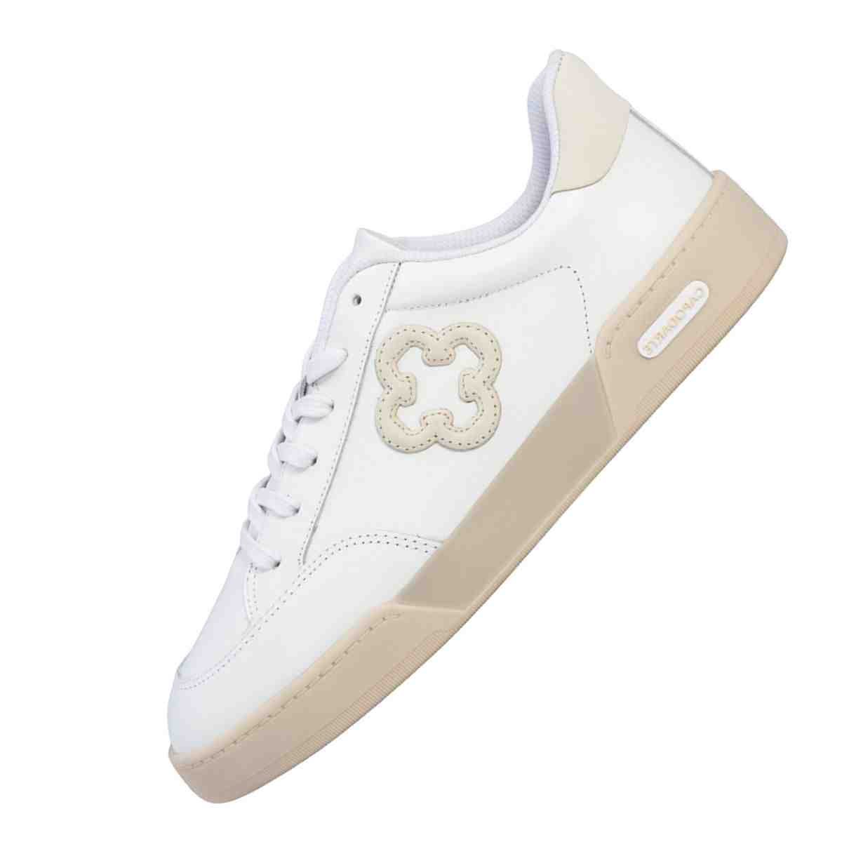 Tênis Casual Feminino Capodarte  Branco Branco 7