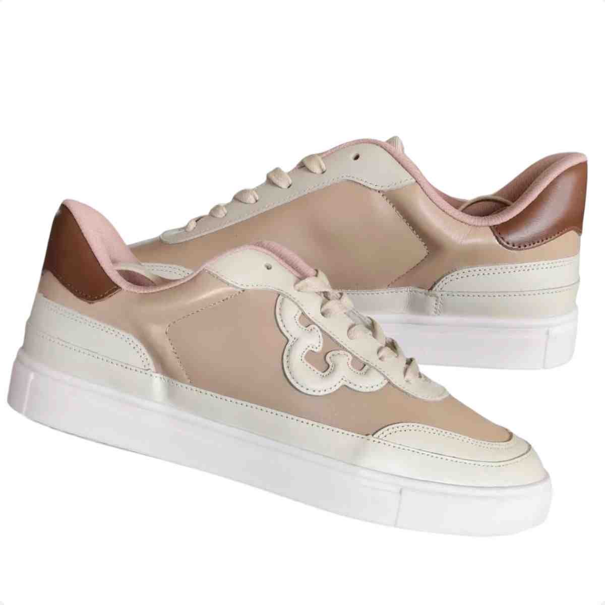 Tênis Casual Feminino Capodarte Seda Duna Mogno Bege 2