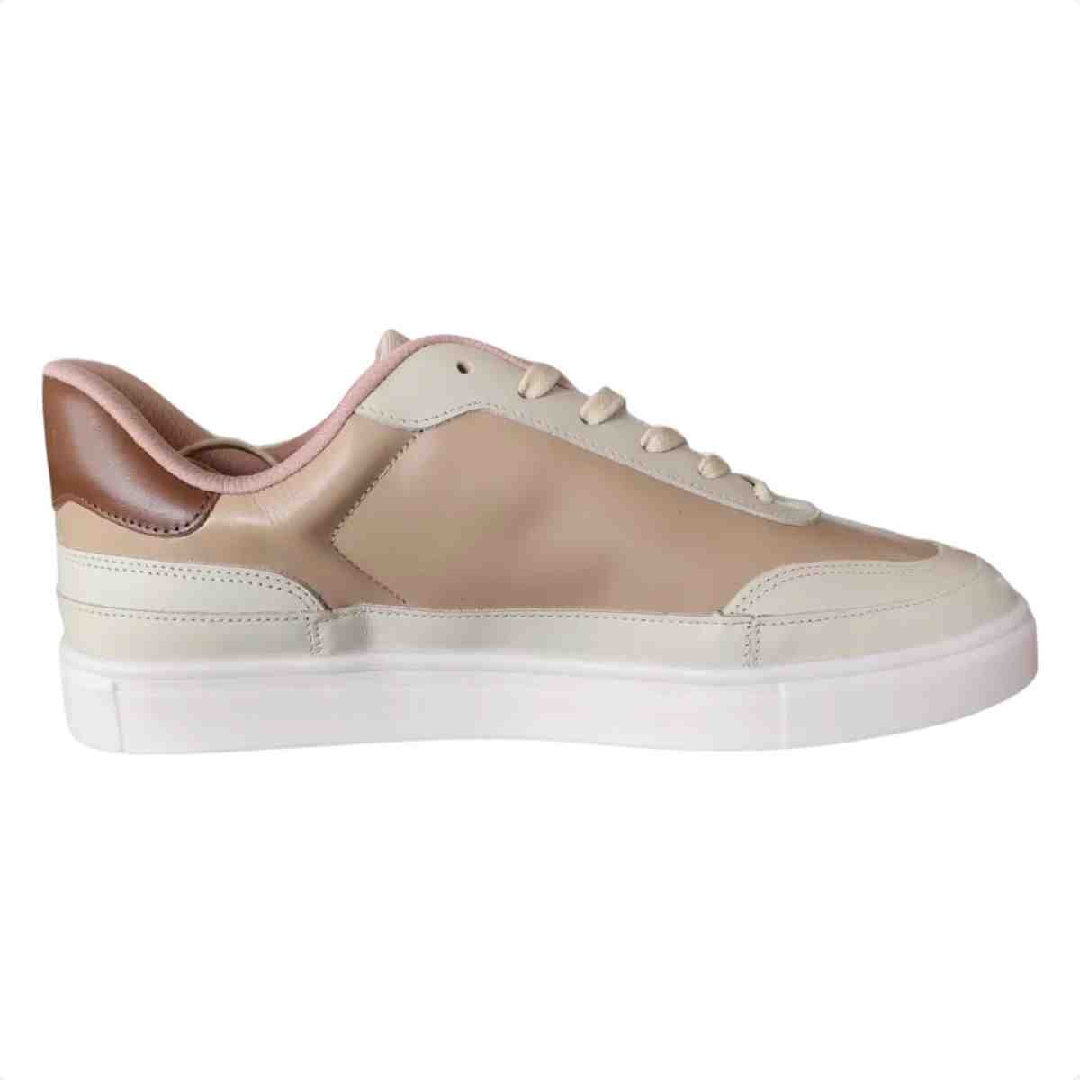 Tênis Casual Feminino Capodarte Seda Duna Mogno Bege 3