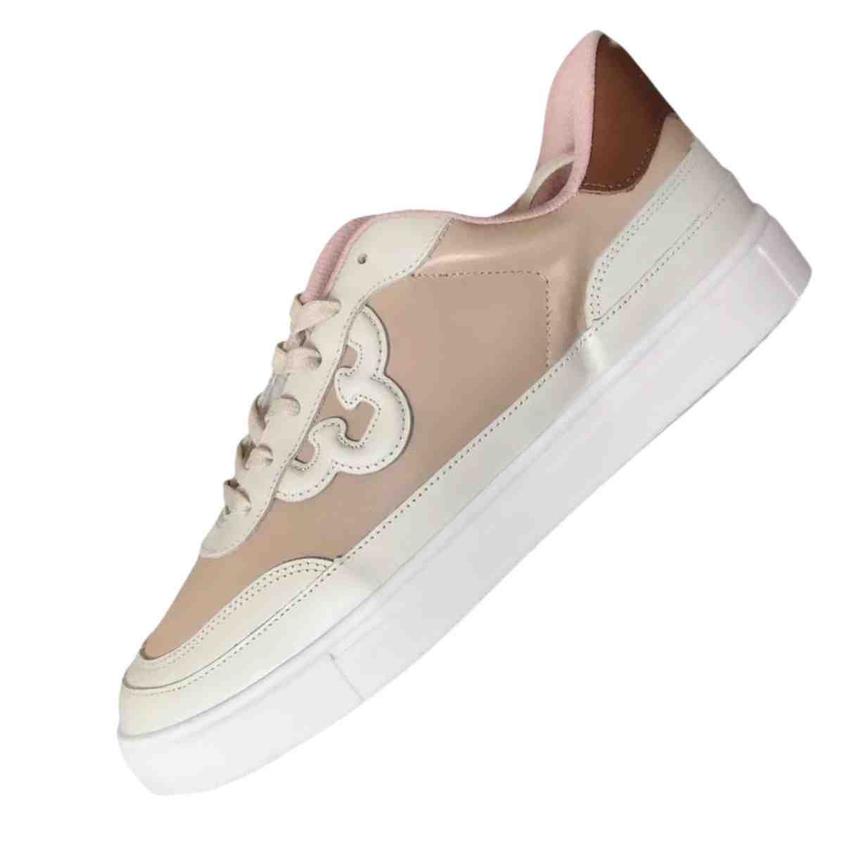 Tênis Casual Feminino Capodarte Seda Duna Mogno Bege 6