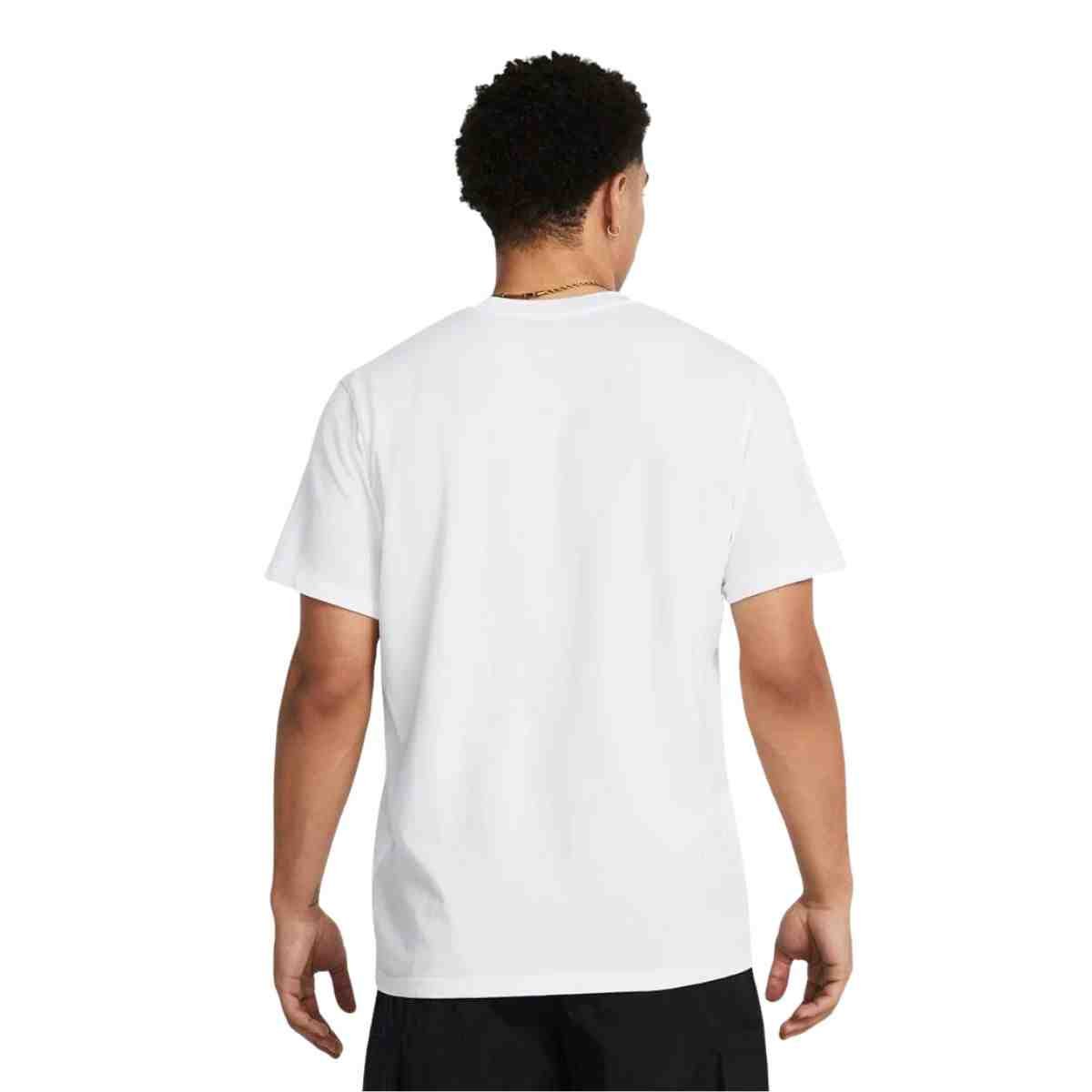 Camiseta Masculina Under Armour Heavyweight Branca Branco 3