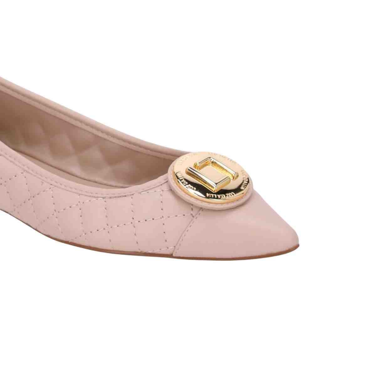 Sapatilha Bico Fino Feminino Luz Da Lua Saara Panna Rosa 4