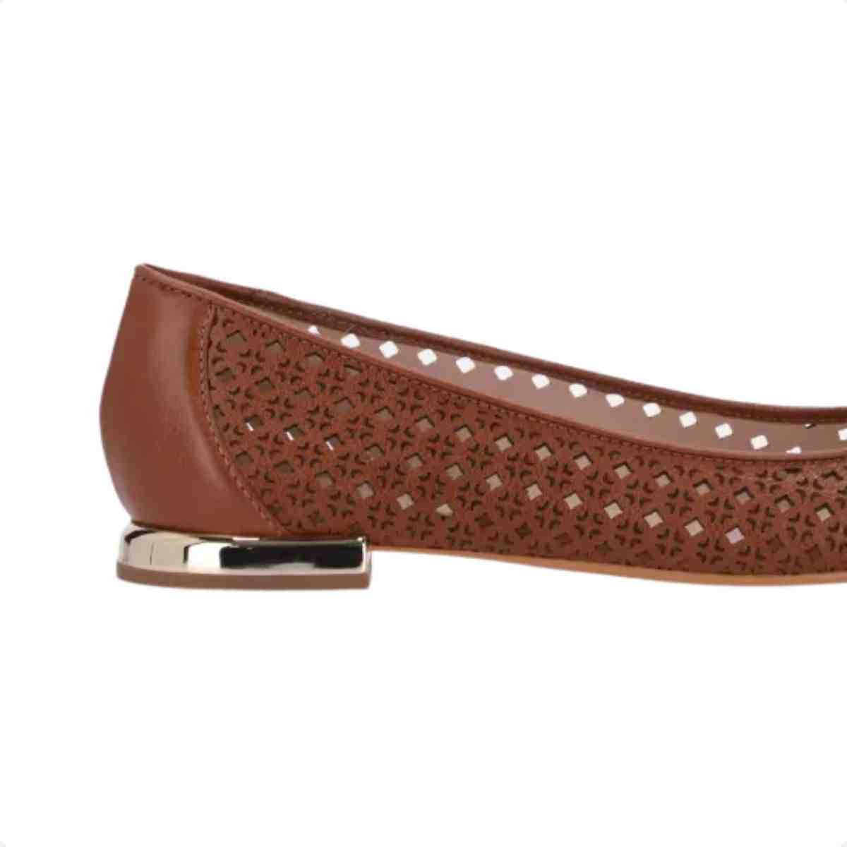 Sapatilha Bico Fino Feminino Luz Da Lua Atacama Ambar Marrom 7