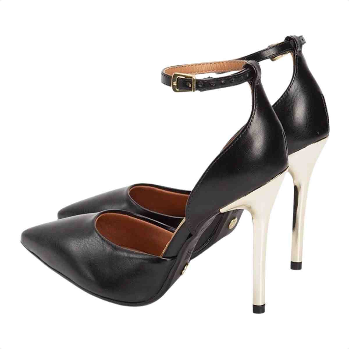 Sapato Feminino Scarpin Vizzano Preto Preto 4