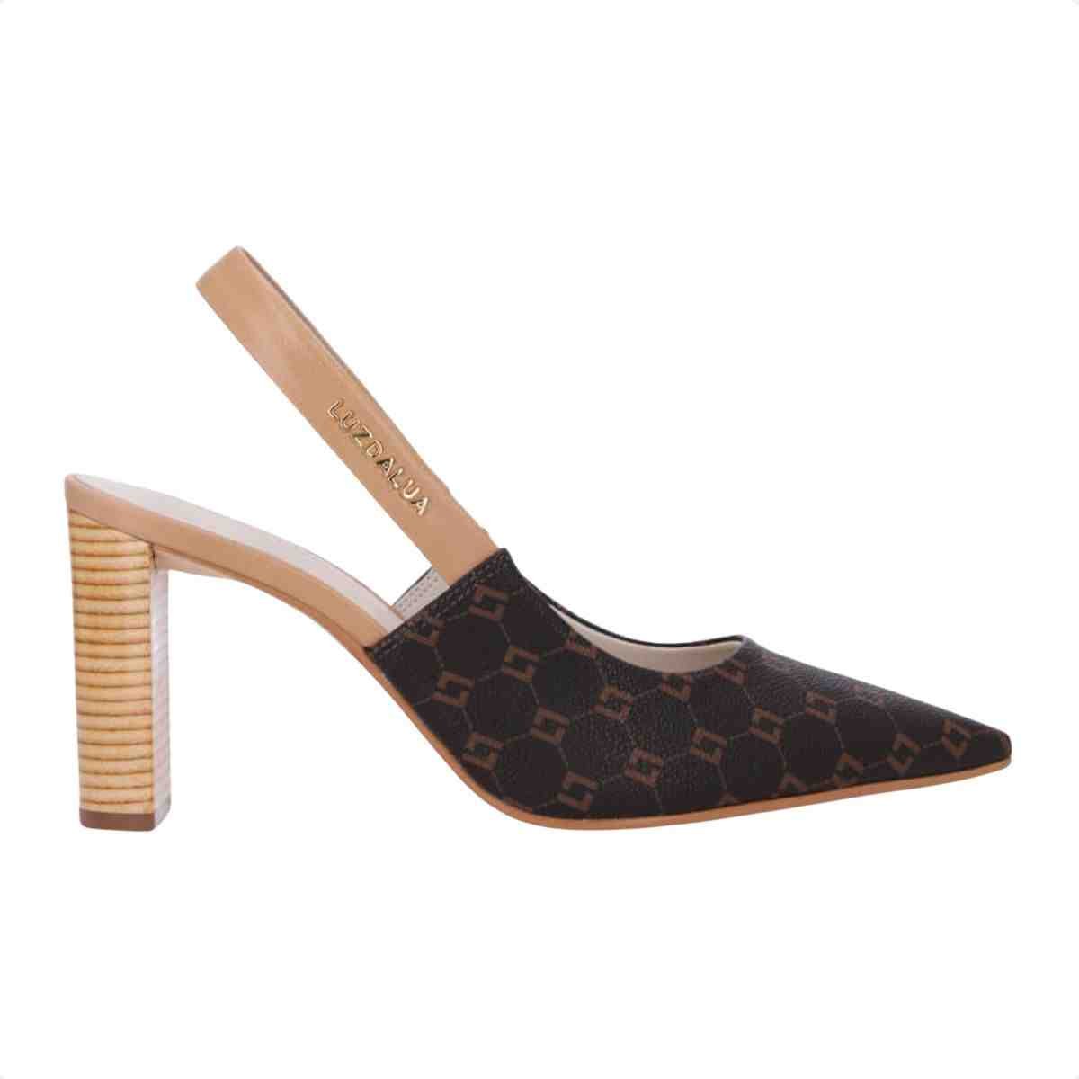 Sapato Chanel Feminino Luz Da Lua Moca