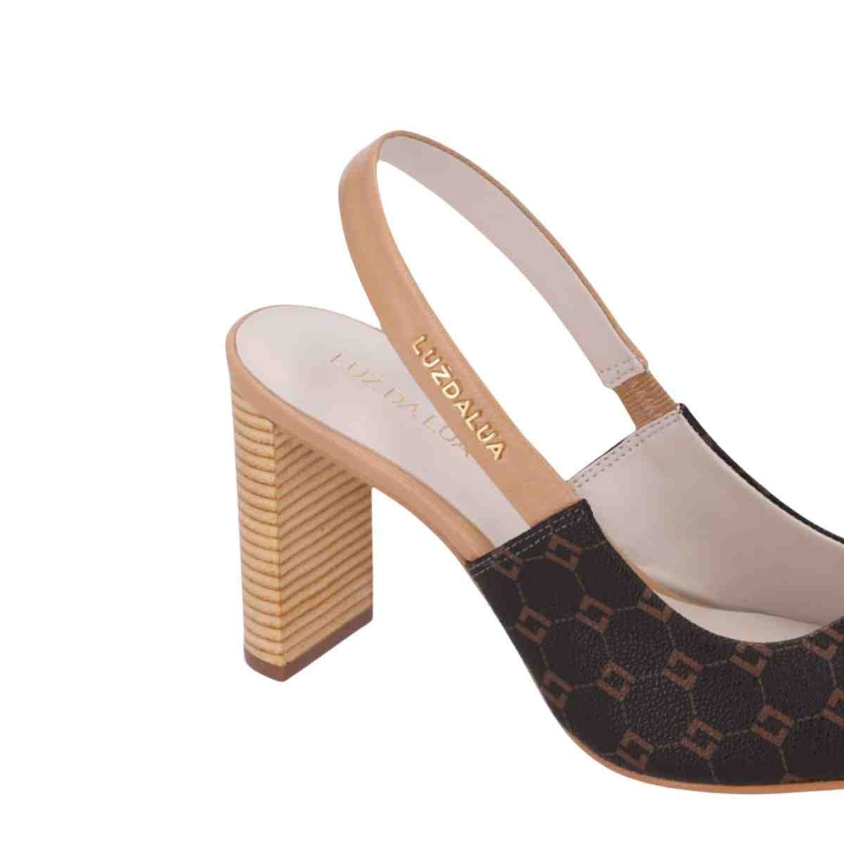 Sapato Chanel Feminino Luz Da Lua Moca Café 4