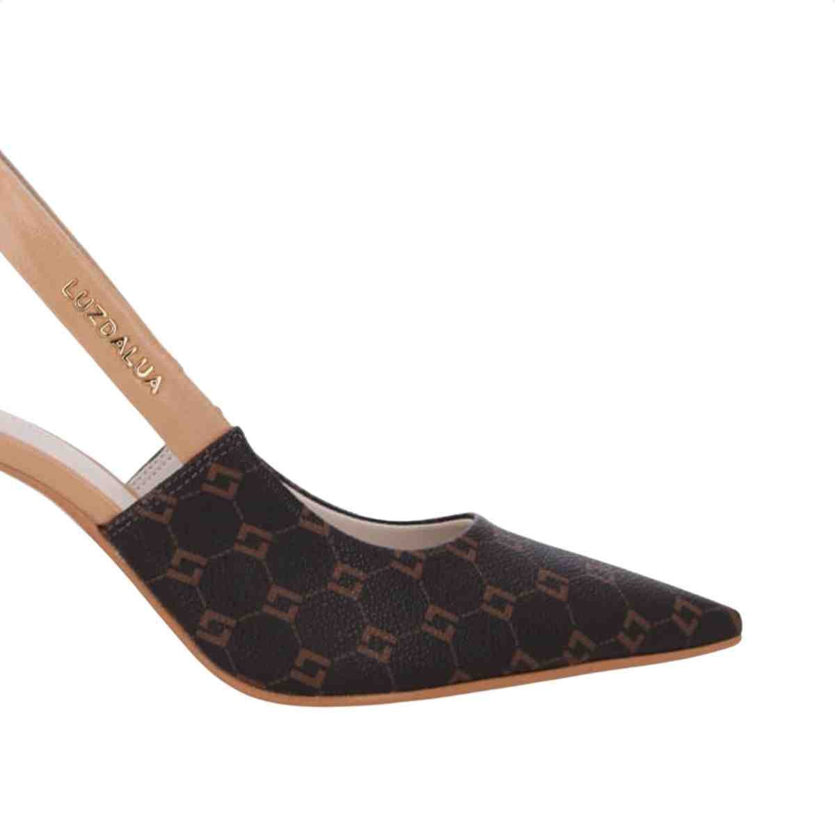 Sapato Chanel Feminino Luz Da Lua Moca Café 6