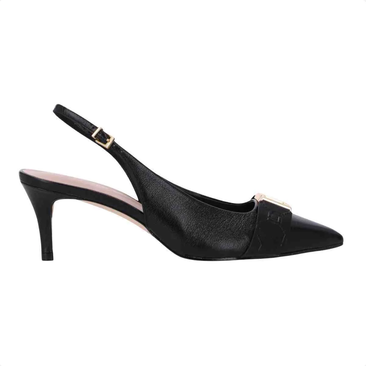 Sapato Chanel Feminino Luz Da Lua Lux Preto