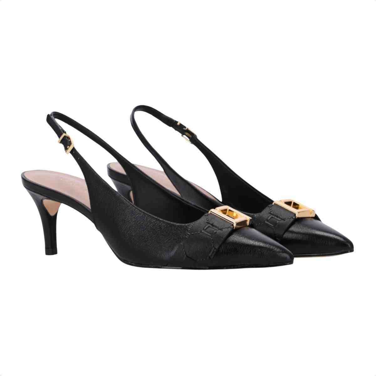 Sapato Chanel Feminino Luz Da Lua Lux Preto Preto 2