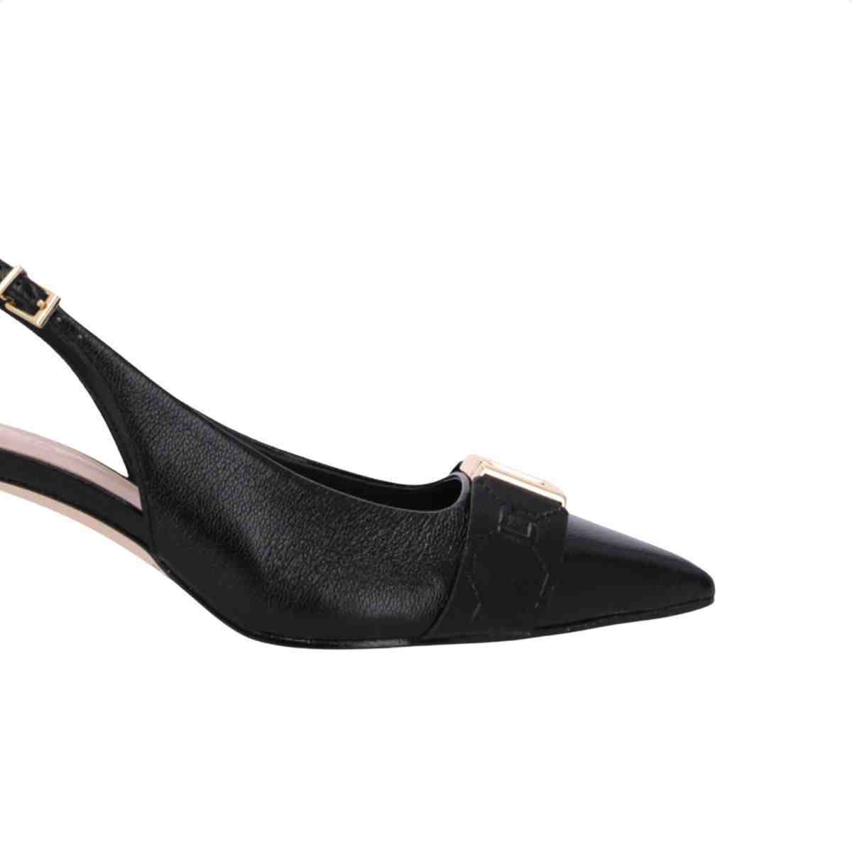 Sapato Chanel Feminino Luz Da Lua Lux Preto Preto 6