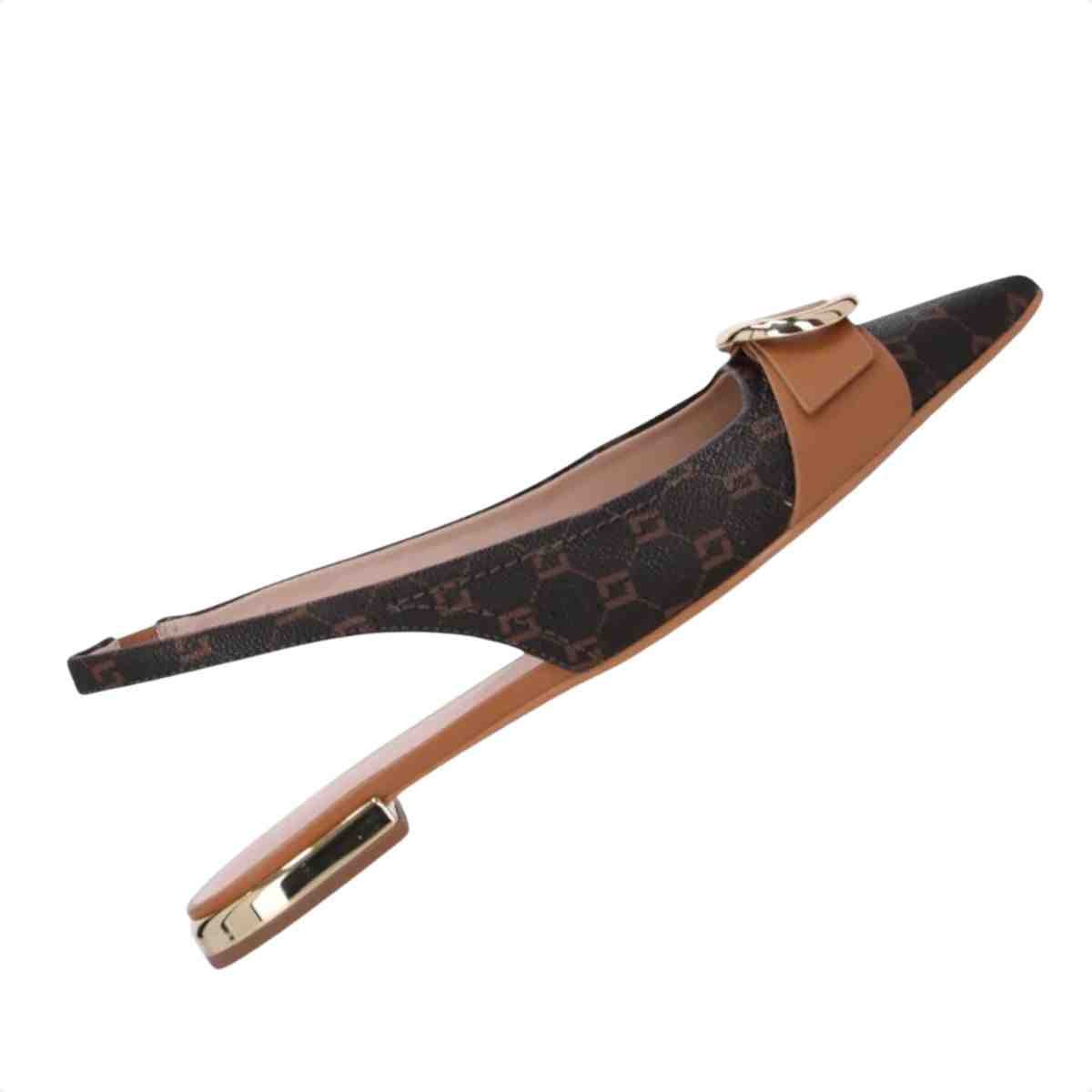 Sapato Chanel Feminino Luz Da Lua Mono Saara Mocca Café 5