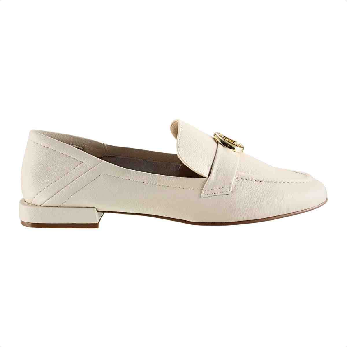 Sapato Mocassim Feminino Luz Da Lua Saara Panna