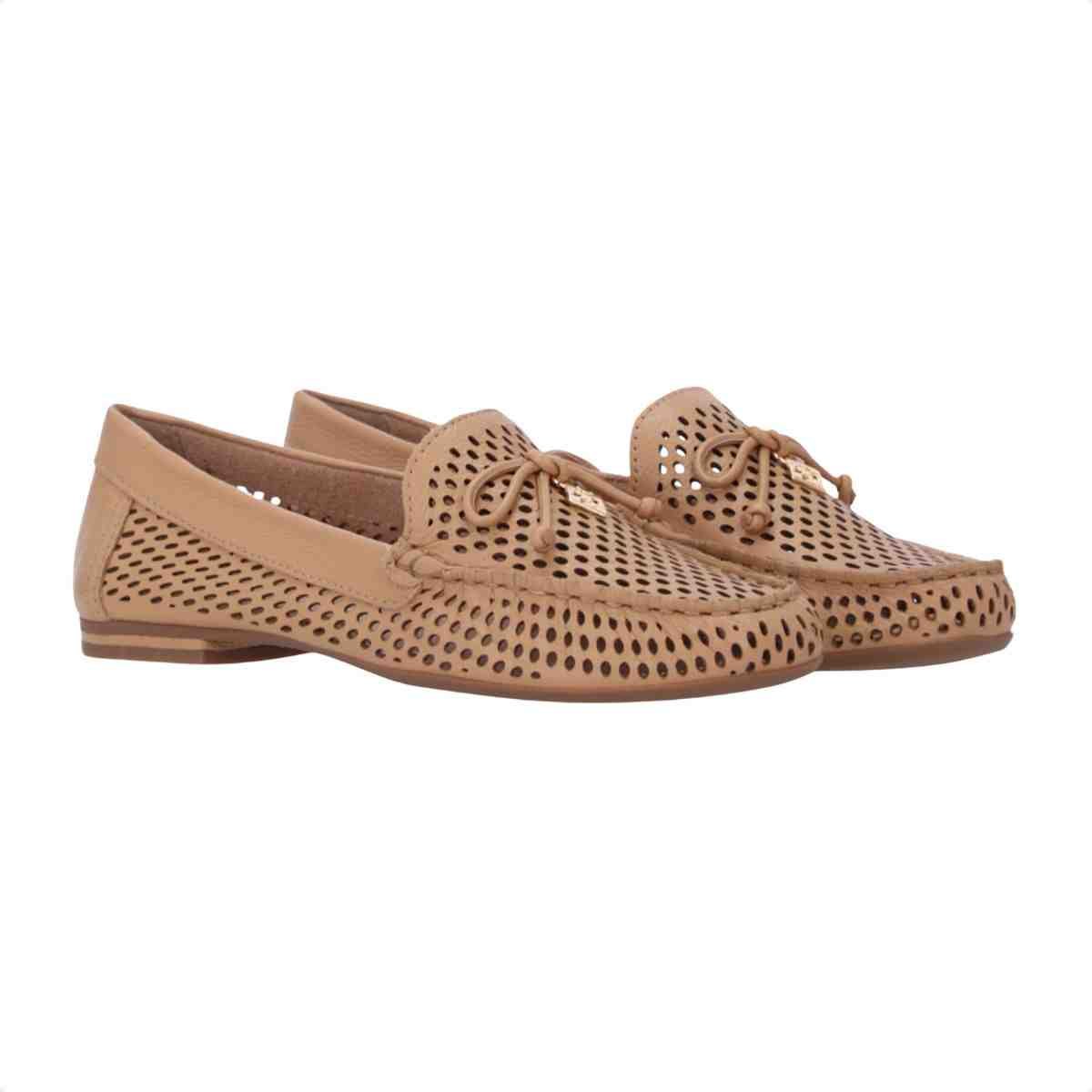 Sapato Mocassim Feminina Luz Da Lua Atacama Butter Bege 2