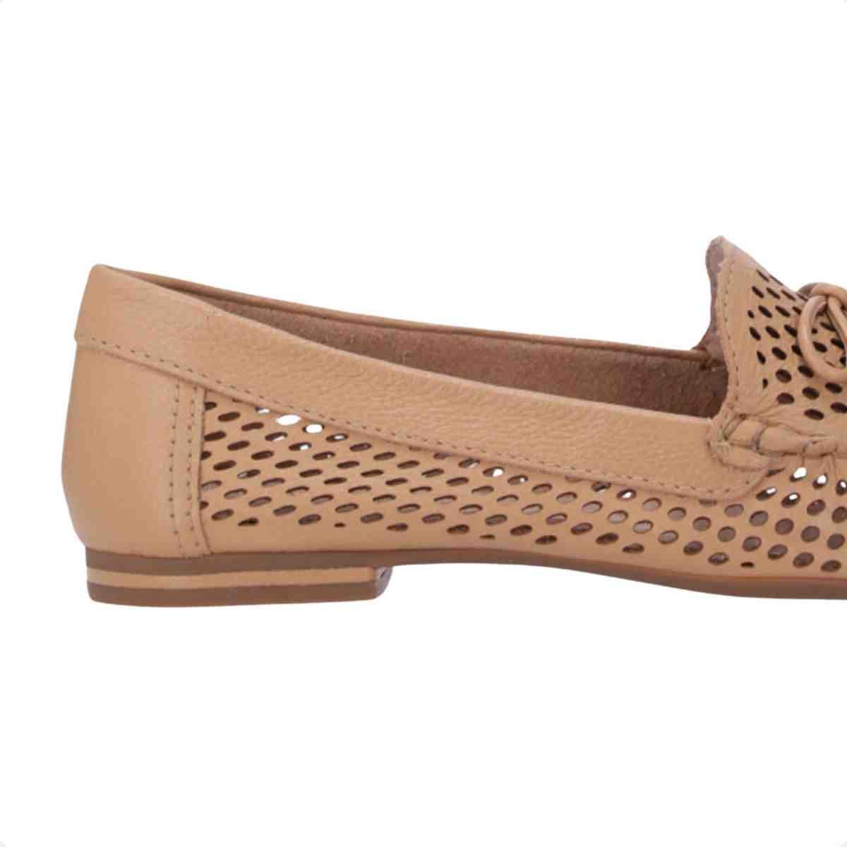Sapato Mocassim Feminina Luz Da Lua Atacama Butter Bege 7