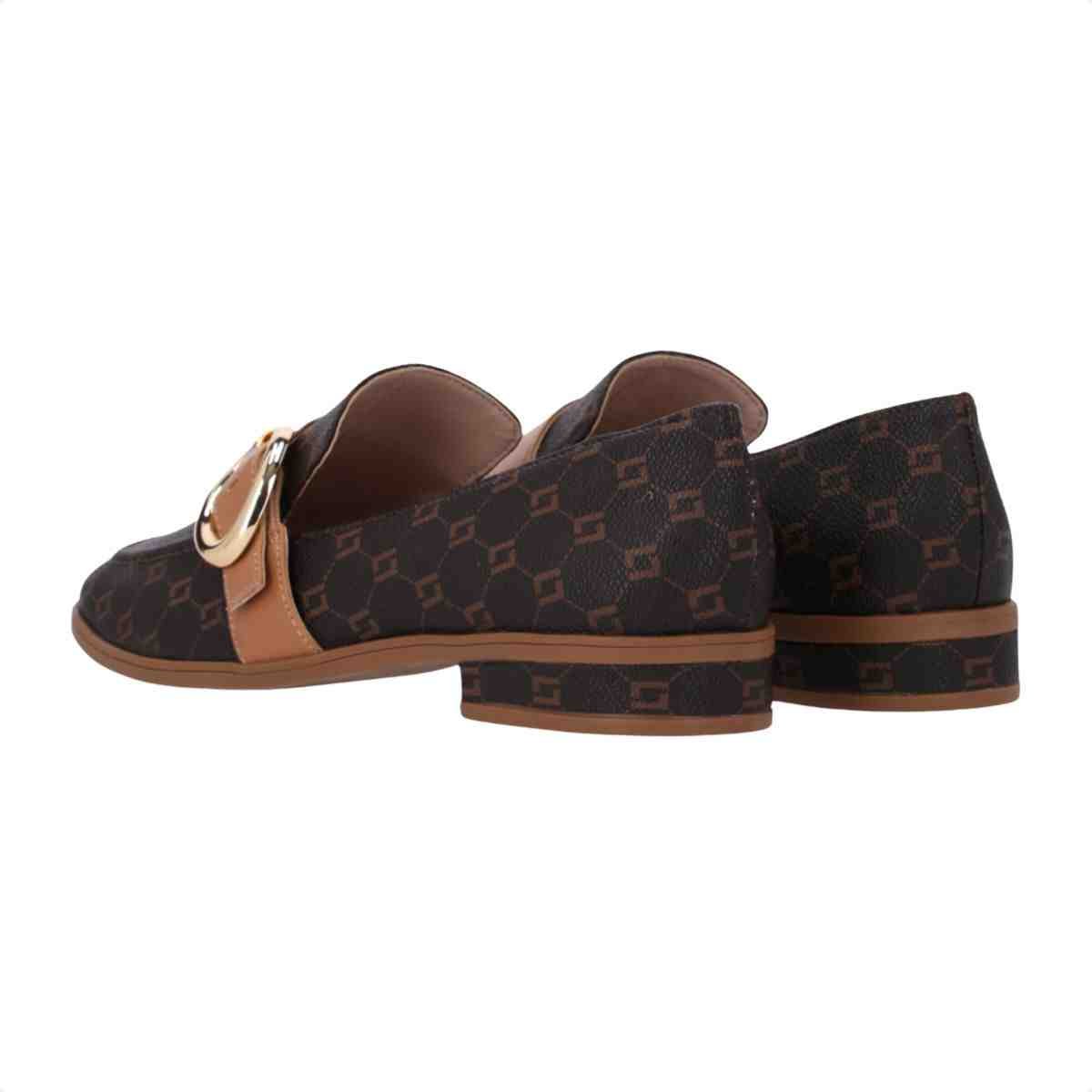 Sapato Mocassim Feminino Luz Da Lua Loafer Moca Café 5
