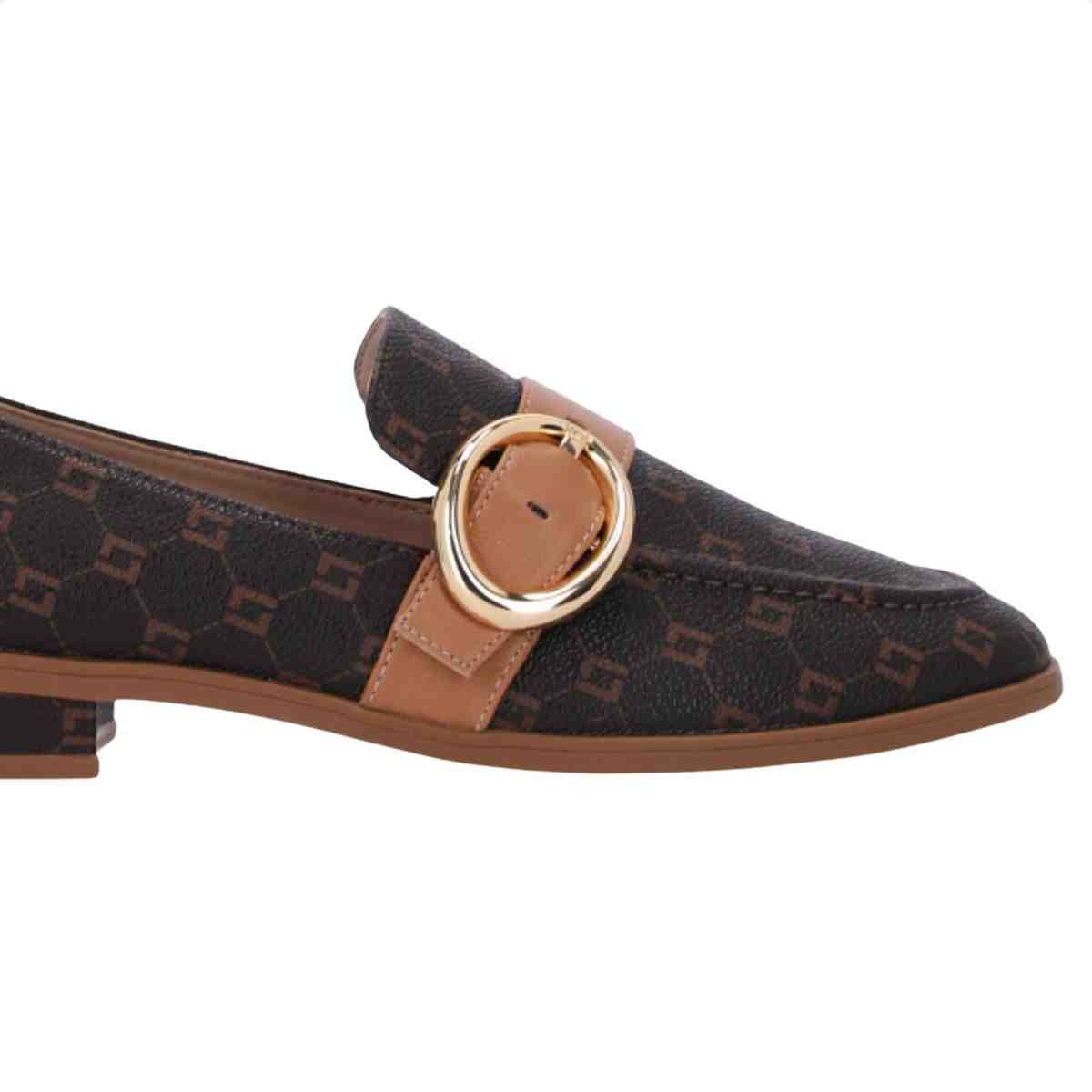 Sapato Mocassim Feminino Luz Da Lua Loafer Moca Café 6