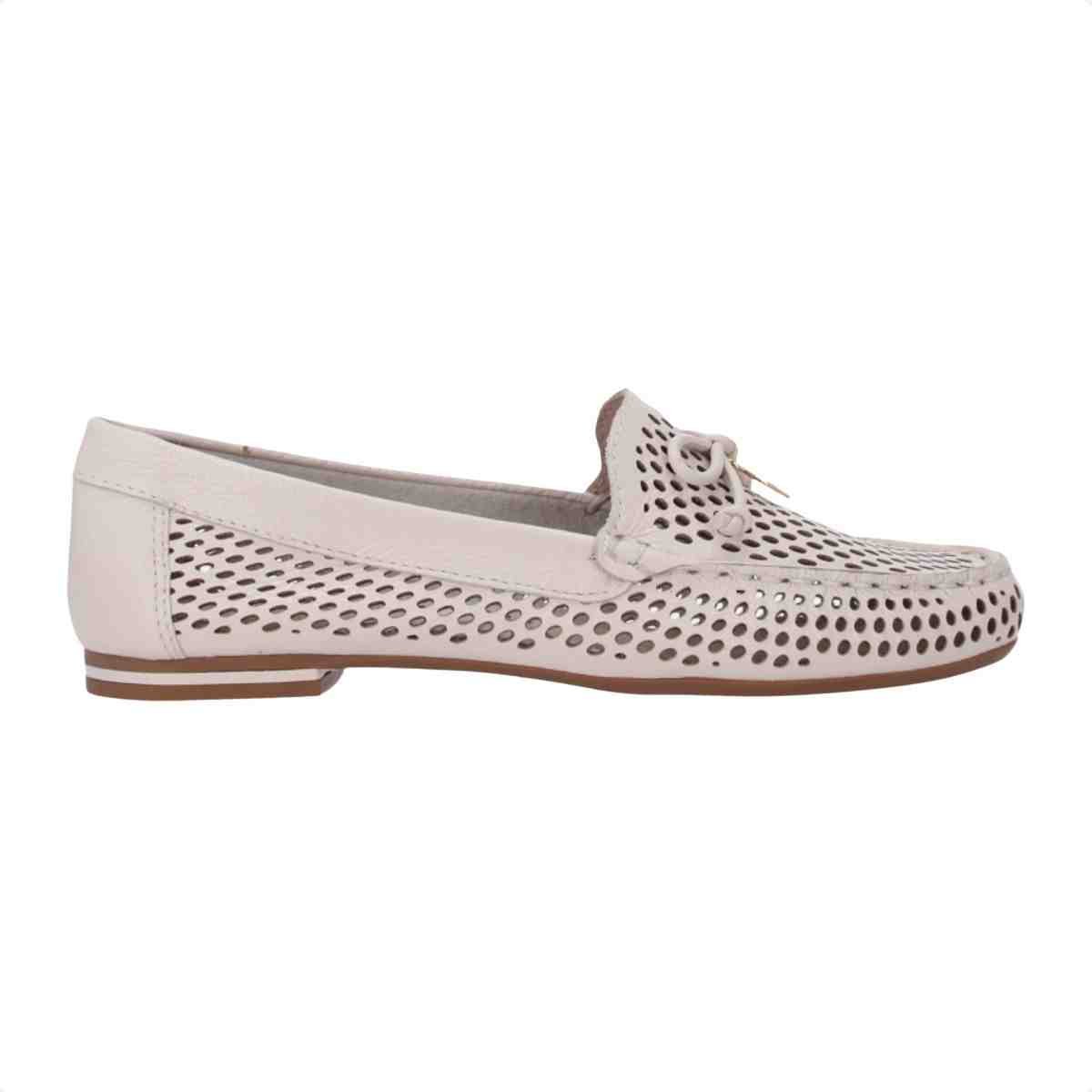 Sapato Mocassim Feminino Luz Da Lua New Ridge Panna