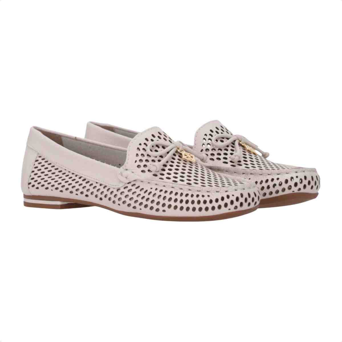 Sapato Mocassim Feminino Luz Da Lua New Ridge Panna Branco 2
