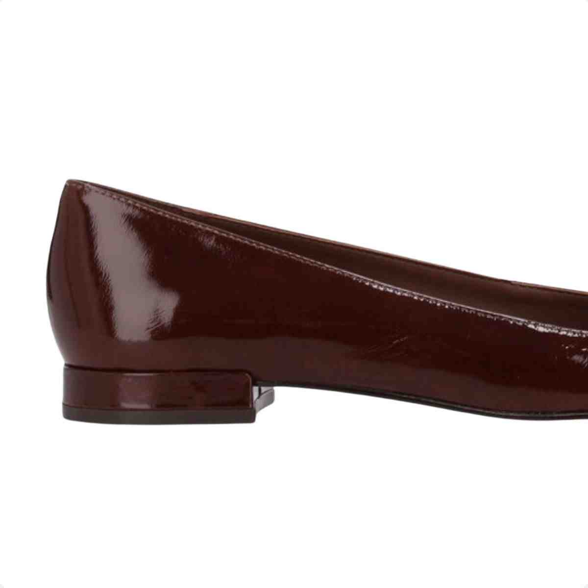 Sapatilha Bico Quadrado Feminino Luz Da Lua Murano Cervo Trufa Marrom 7