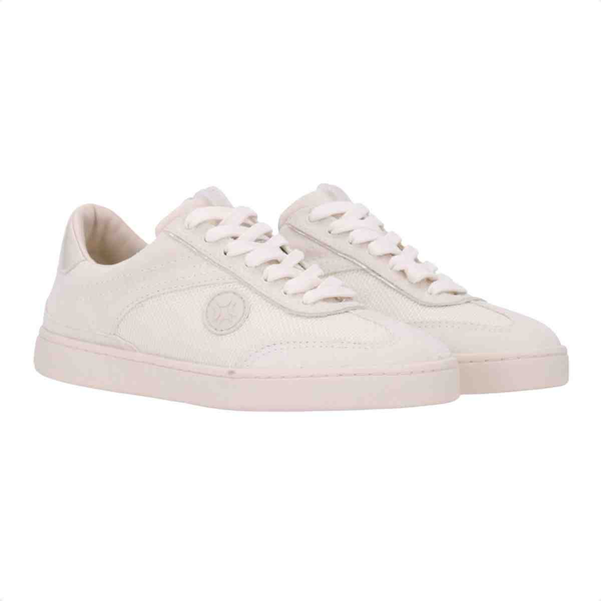 Tenis Moda Feminino Luz Da Lua Pinus Panna Branco 2