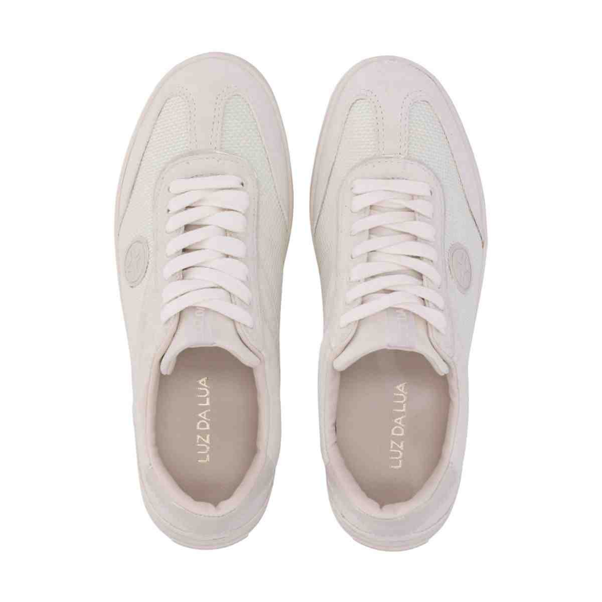 Tenis Moda Feminino Luz Da Lua Pinus Panna Branco 4