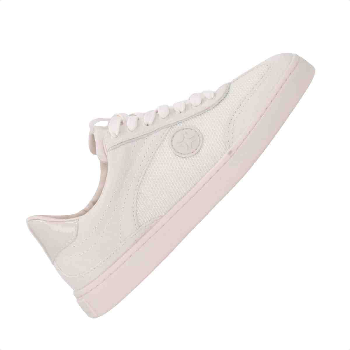 Tenis Moda Feminino Luz Da Lua Pinus Panna Branco 5