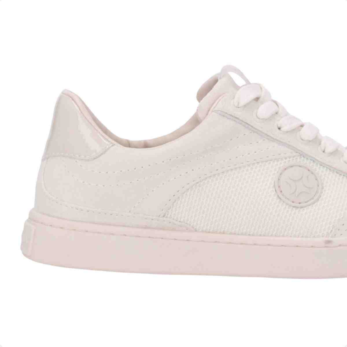 Tenis Moda Feminino Luz Da Lua Pinus Panna Branco 7