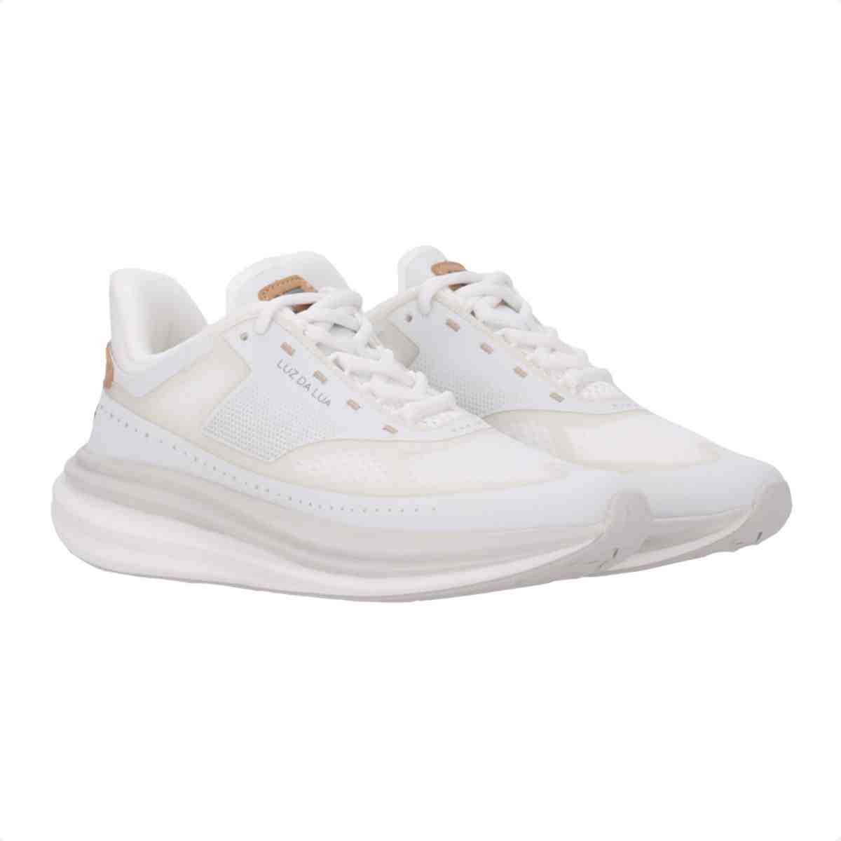 Tenis Moda Feminino Luz Da Lua Sky Ergoform Bianco Branco/Azul 3