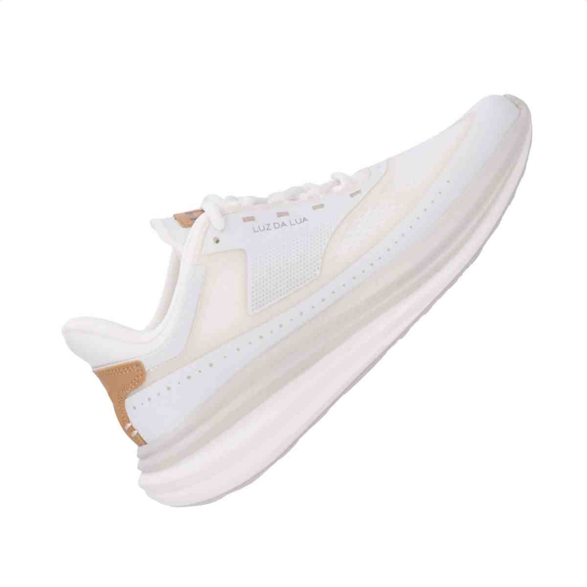 Tenis Moda Feminino Luz Da Lua Sky Ergoform Bianco Branco/Azul 6
