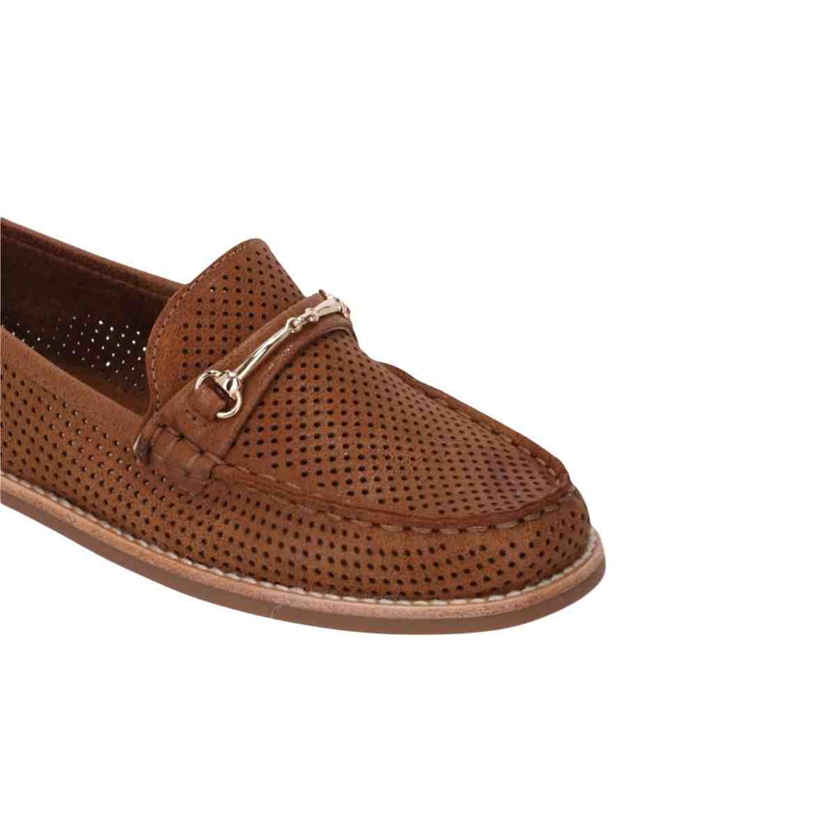 Sapato Mocassim Feminino Luz Da Lua Arenito Canela Marrom 4