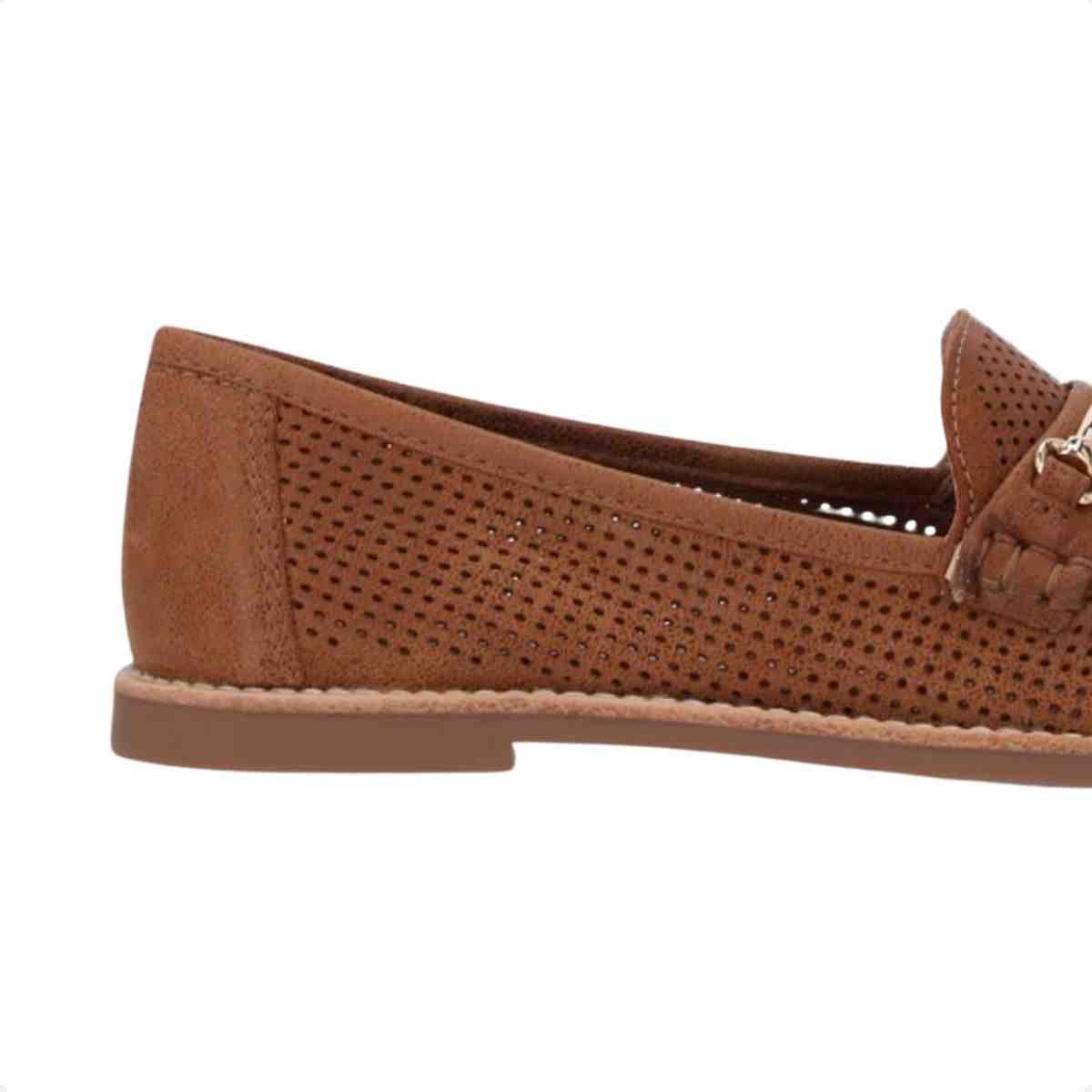 Sapato Mocassim Feminino Luz Da Lua Arenito Canela Marrom 7