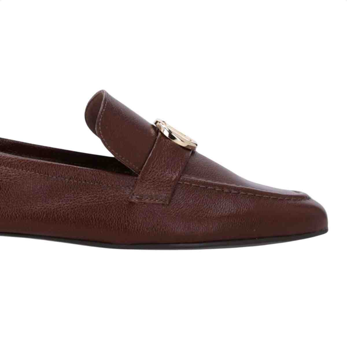 Sapato Mocassim Feminino Luz Da Lua Loafers Trufa Marrom 6