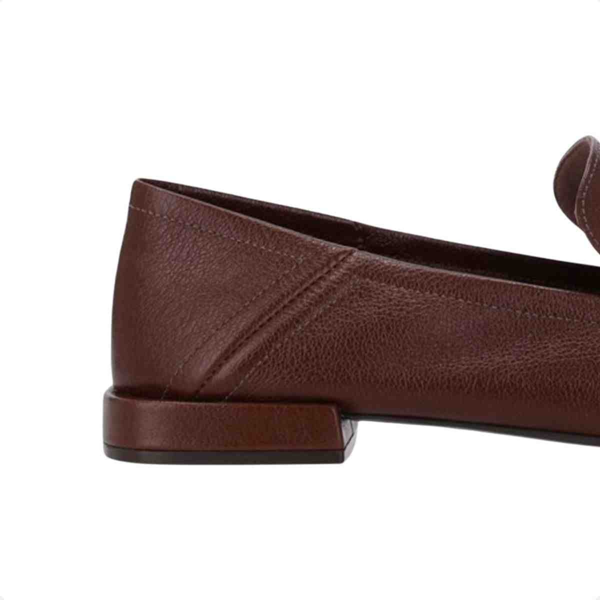 Sapato Mocassim Feminino Luz Da Lua Loafers Trufa Marrom 7
