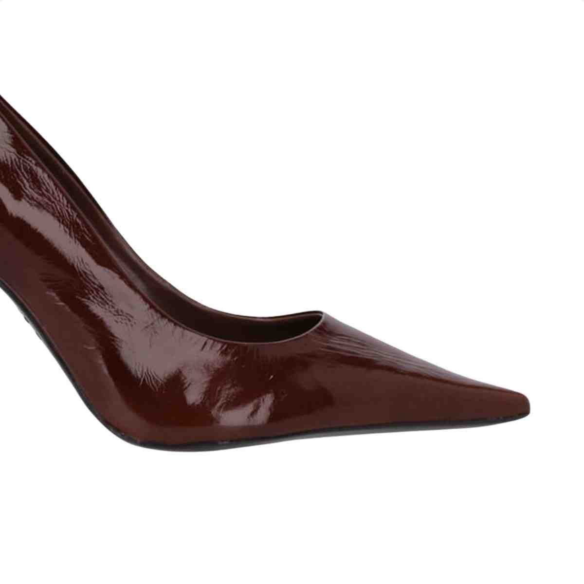 Sapato Salto Alto Fino Feminino Luz Da Lua Murano Trufa Marrom 6