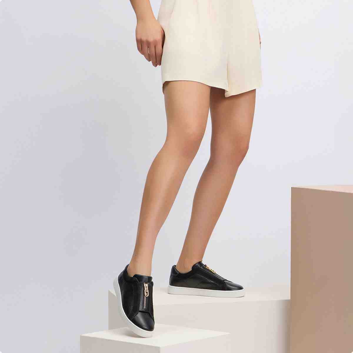 Tenis Moda Feminino Luz Da Lua Saara Preto Preto 2