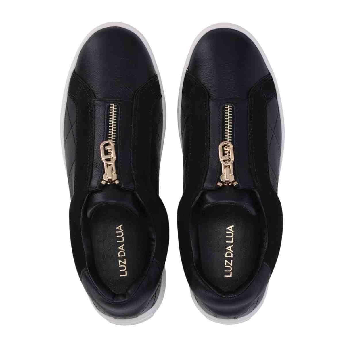 Tenis Moda Feminino Luz Da Lua Saara Preto Preto 4