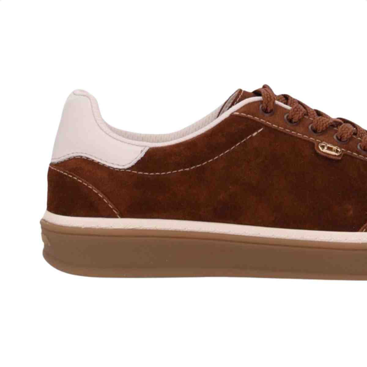 Tenis Moda Feminino Luz Da Lua Saara Camurça Marrom 6