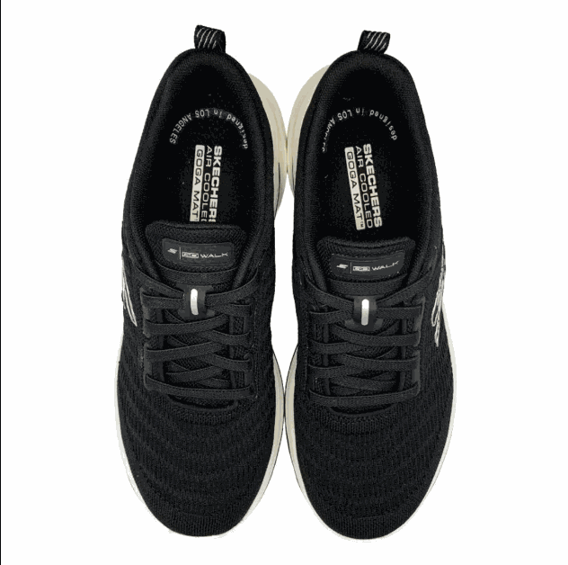 Tenis Running Fem Skechers Go Walk 8 - Britt 125920- Preto 2