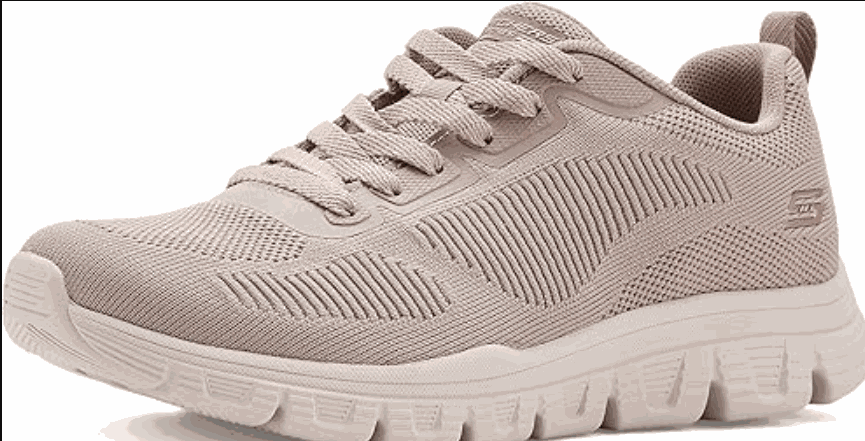 Tenis Running Fem Skechers Bobs B-Lite - Slight Flex 117700- Bege 2