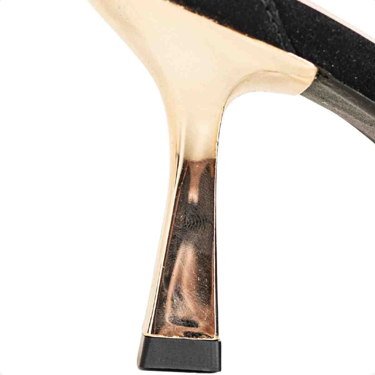 Scarpin Feminino Dm Nobuck Salto Médio Preto Preto 7