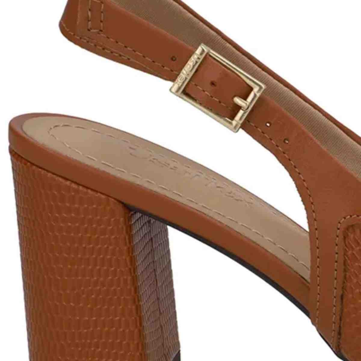 Sapato Feminino Slingback Usaflex Canela Marrom 5