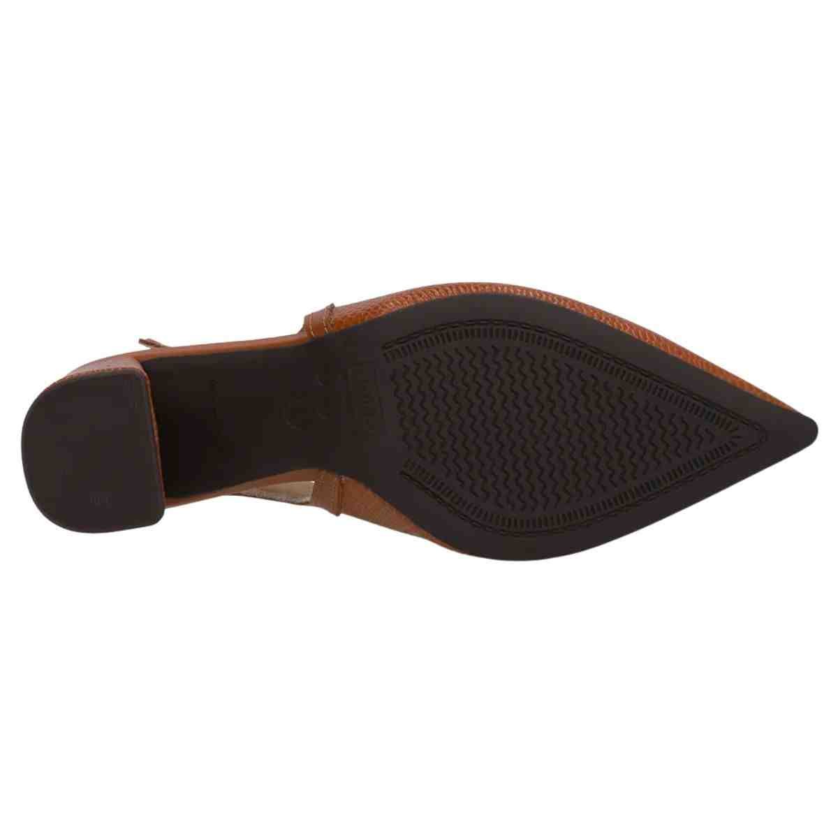 Sapato Feminino Slingback Usaflex Canela Marrom 7