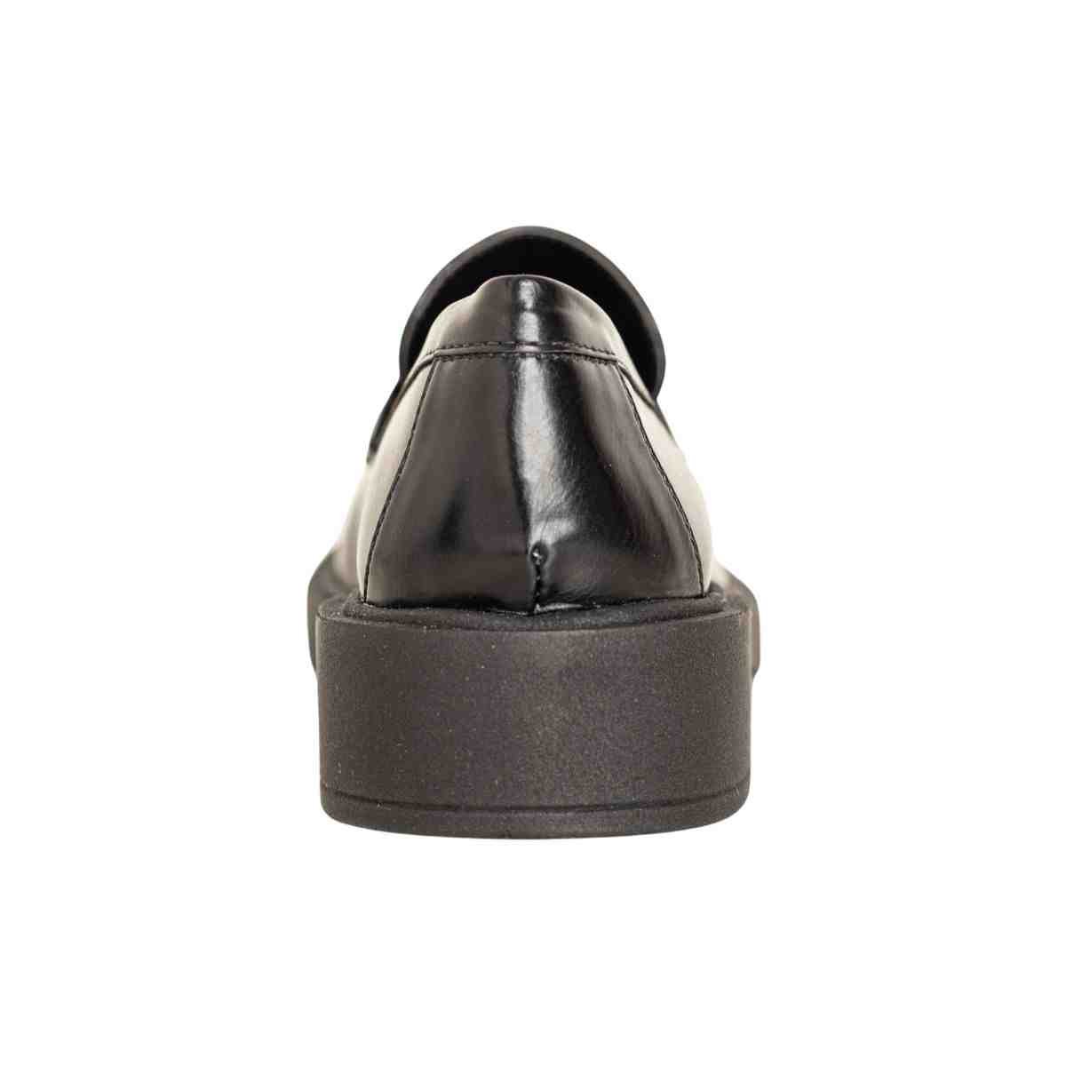 Mocassim Feminino Dm Com Salto Médio Madrid Preto Ônix 4