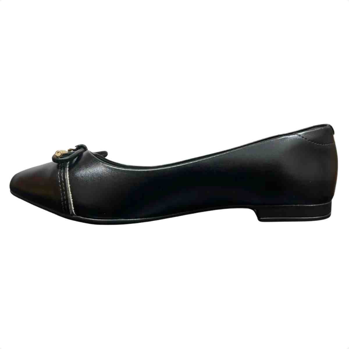 Sapatilha Feminina Bico Fino Beira Rio Preto Preto 3