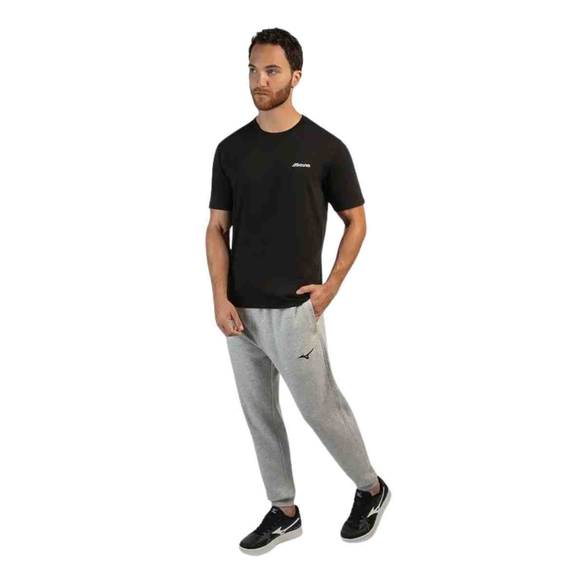 Camiseta Masculina Mizuno Basic Log Preta Preto 3
